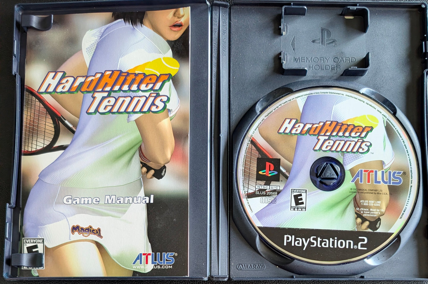 Hard Hitter Tennis - 2002 PlayStation 2 | Complete CIB | RE-Sealed