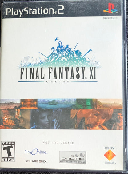 Final Fantasy XI Online - 2 Disc Set - 2002 PlayStation 2 | Complete CIB | RE-Sealed