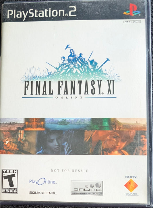 Final Fantasy XI Online - 2 Disc Set - 2002 PlayStation 2 | Complete CIB | RE-Sealed