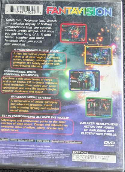 Fantavision - 2000 PlayStation 2 | Complete CIB | RE-Sealed