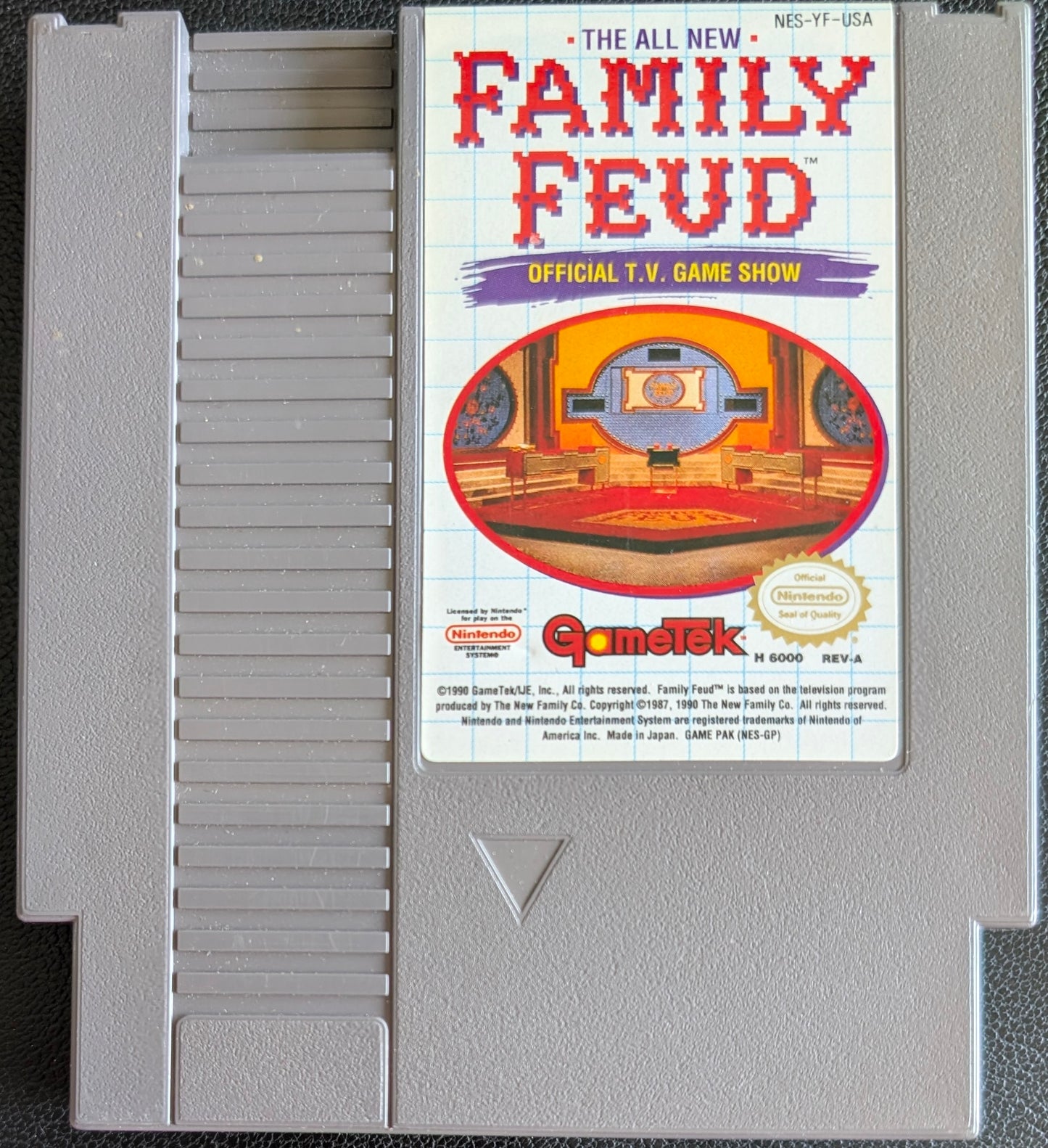 Family Feud - 1990 Nintendo NES | Tested + Working | Protection Sleeve