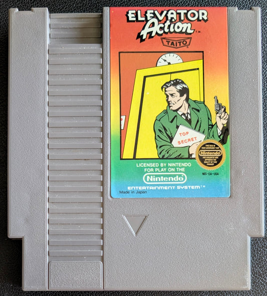 Elevator Action - 1987 Nintendo NES | Tested + Working | Protection Sleeve
