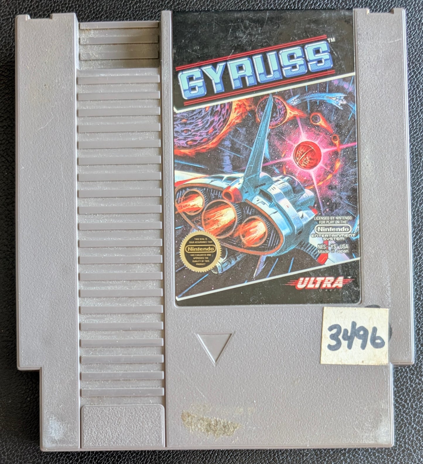 Gyruss - 1988 Nintendo NES | Tested + Working | Protection Sleeve