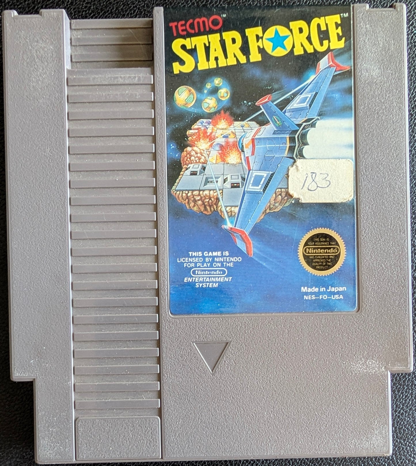 Tecmo Star Force - 1987 Nintendo NES | Tested + Working | Protection Sleeve
