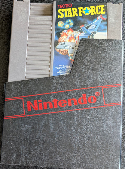 Tecmo Star Force - 1987 Nintendo NES | Tested + Working | Protection Sleeve