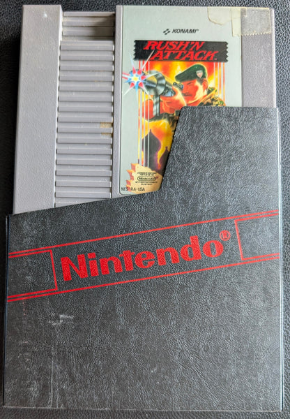 Rush'n Attack - 1987 Nintendo NES | Tested + Working | Great Shape | Protection Sleeve