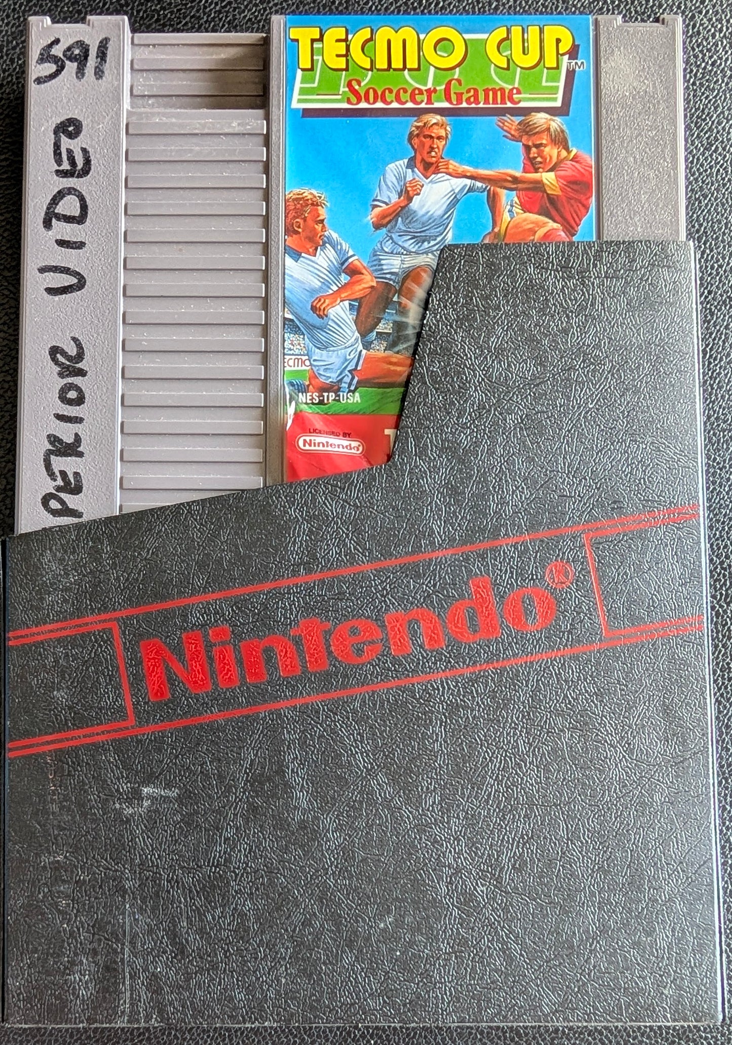 Authentic Tecmo Cup Soccer Game - 1992 Nintendo NES | Tested + Working | RARE | Protection Sleeve
