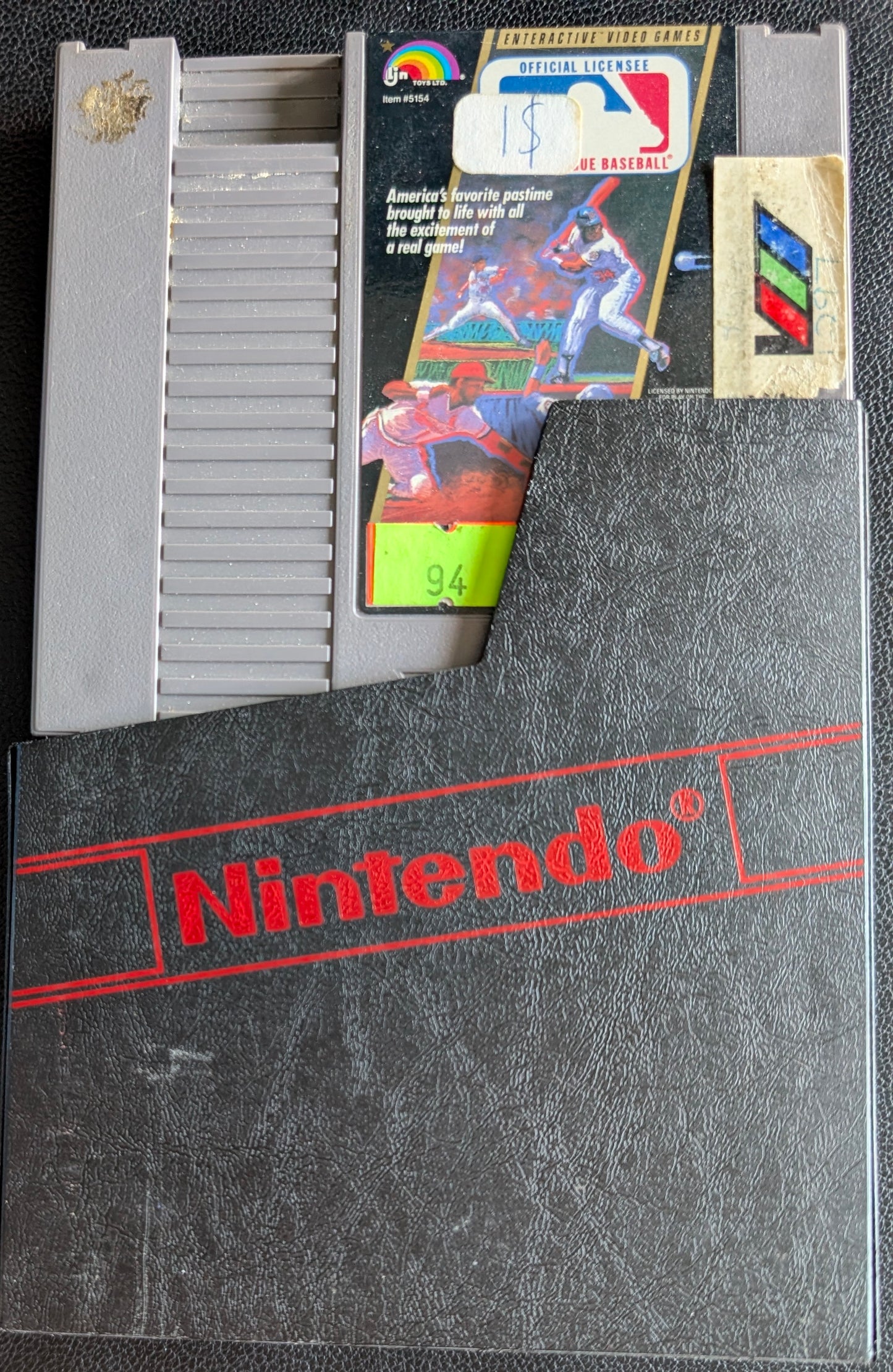 Major League Baseball - 1988 Nintendo NES | Tested & Working | Great Shape | Protection Sleeve