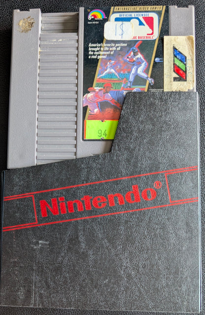 Major League Baseball - 1988 Nintendo NES | Tested & Working | Great Shape | Protection Sleeve
