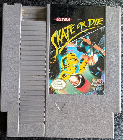 Skate or Die! - 1987 Nintendo NES | Tested & Working | Great Shape | Protection Sleeve