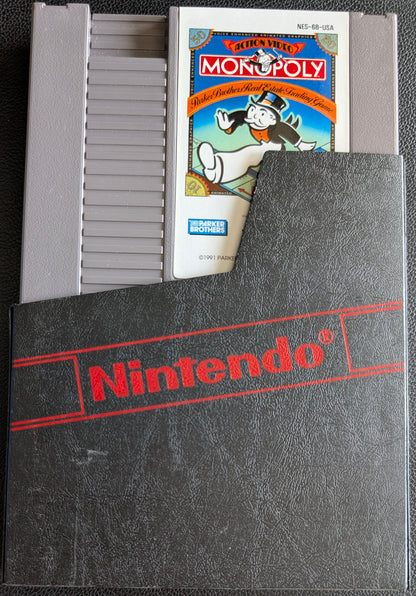 Monopoly - 1991 Nintendo NES | Cartridge, Manual + Poster | Near Mint | Protection Sleeve