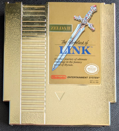 Zelda II: The Adventure of Link - 1988 Nintendo NES | Cartridge + Manual | NEAR MINT | Protection Sleeve