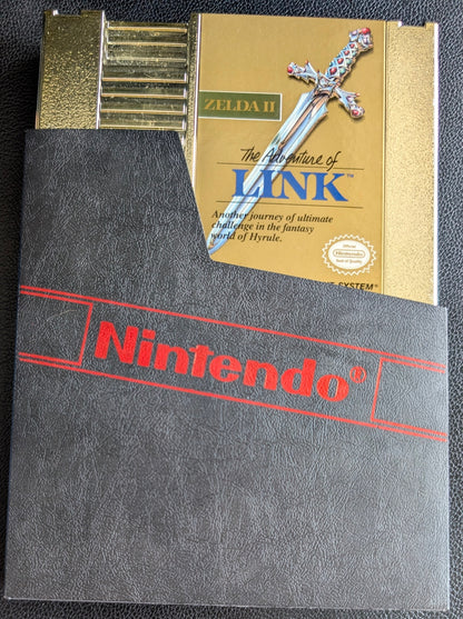 Zelda II: The Adventure of Link - 1988 Nintendo NES | Cartridge + Manual | NEAR MINT | Protection Sleeve