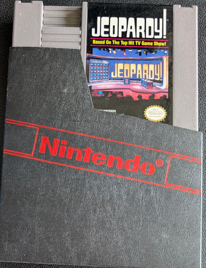 Jeopardy! - 1988 Nintendo NES | Tested & Working | Mint | Protection Sleeve