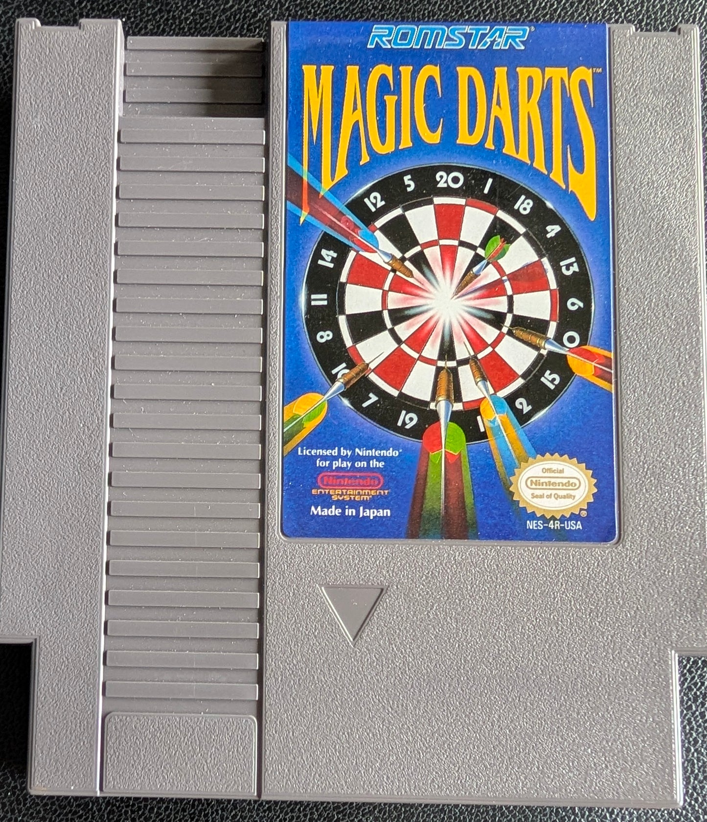 Magic Darts - 1991 Nintendo NES | Cartridge & Manual | Tested + Working | Protection Sleeve