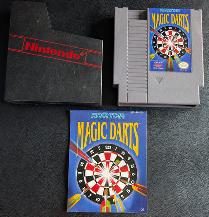 Magic Darts - 1991 Nintendo NES | Cartridge & Manual | Tested + Working | Protection Sleeve