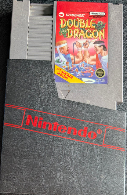 Double Dragon - 1988 Nintendo NES | Tested + Working | Protection Sleeve