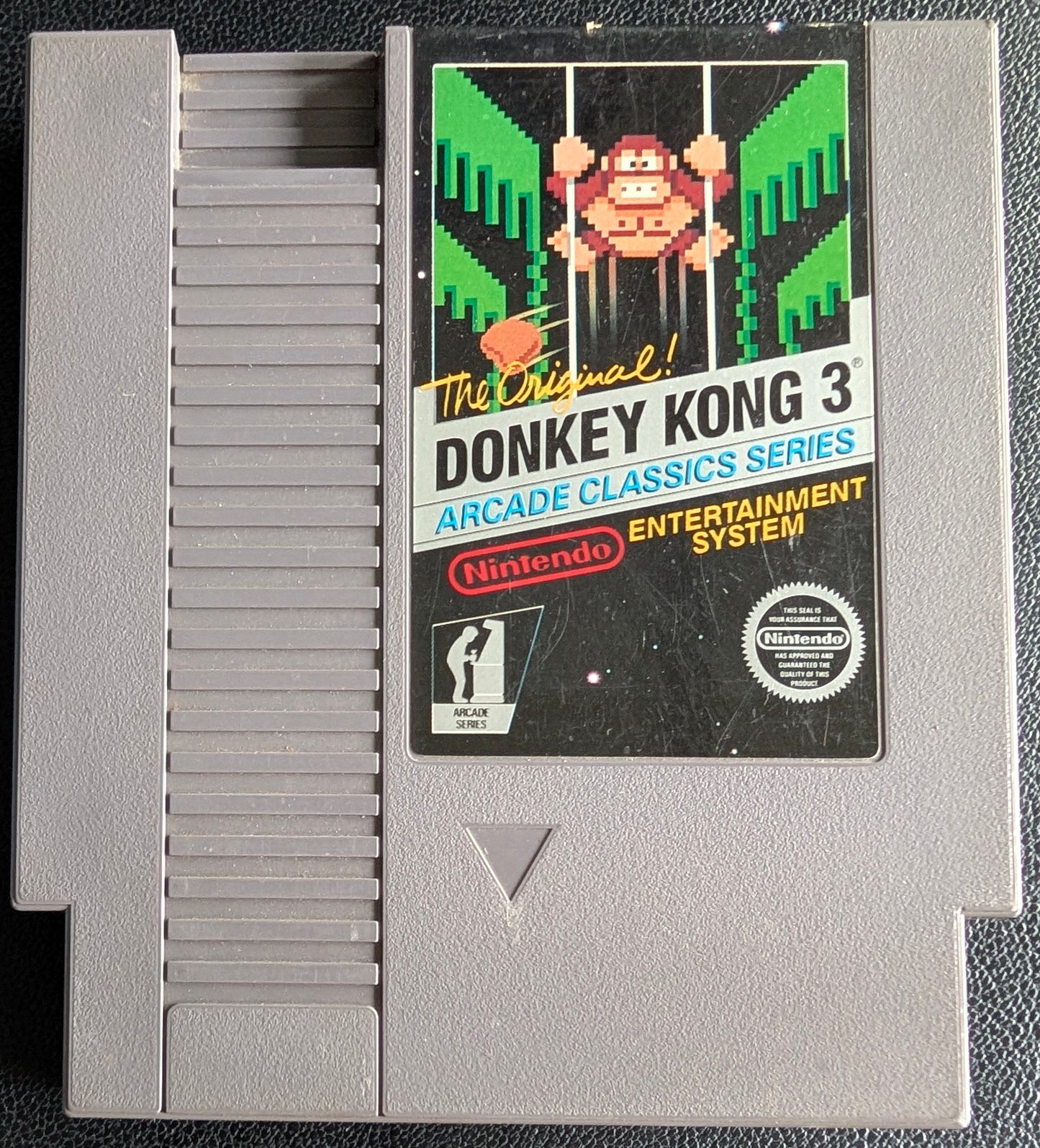 Donkey Kong 3 + BOX - 1986 Nintendo NES | Tested | Protection Sleeve