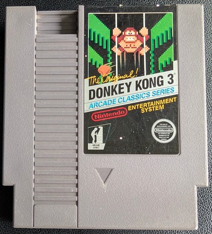 Donkey Kong 3 + BOX - 1986 Nintendo NES | Tested | Protection Sleeve