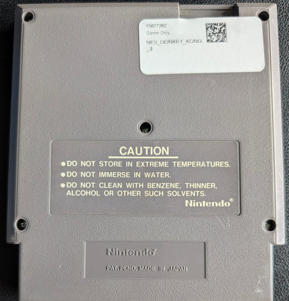 Donkey Kong 3 + BOX - 1986 Nintendo NES | Tested | Protection Sleeve