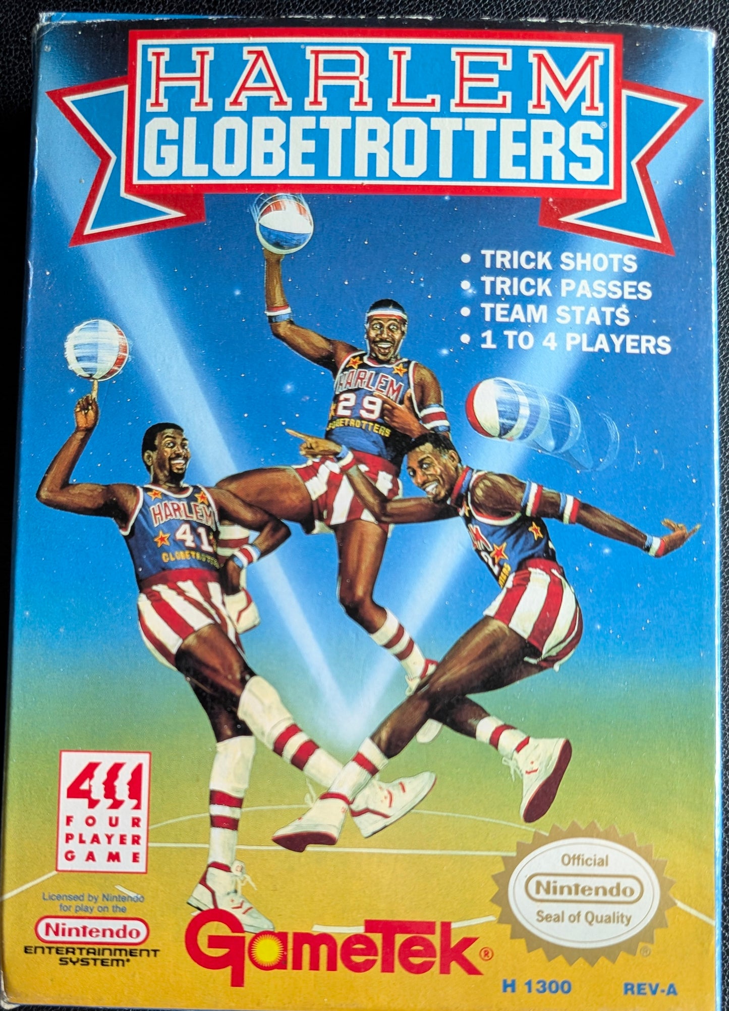Harlem Globetrotters - 1991 Nintendo NES | Complete CIB | NEAR MINT | Protection Sleeve