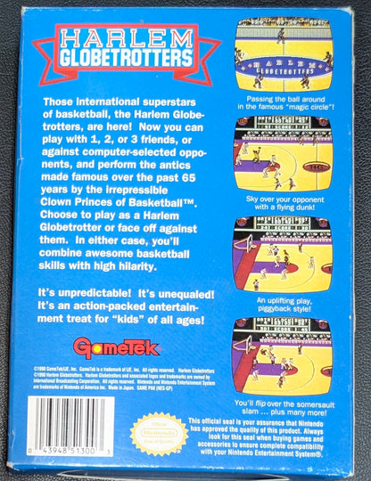 Harlem Globetrotters - 1991 Nintendo NES | Complete CIB | NEAR MINT | Protection Sleeve