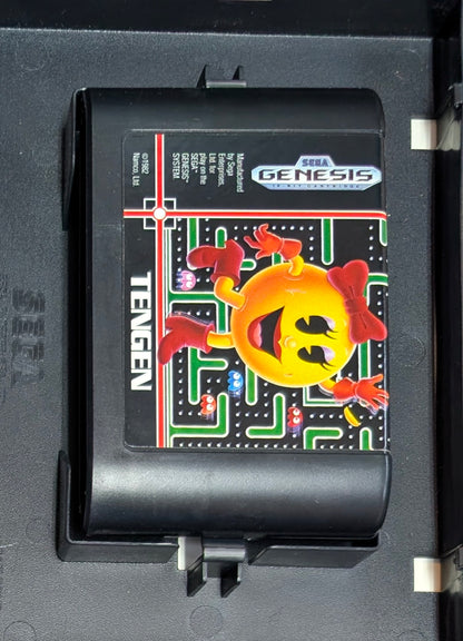 Ms. Pac-Man - 1991 Sega Genesis | CWB (Complete with Box) | Tested + Working