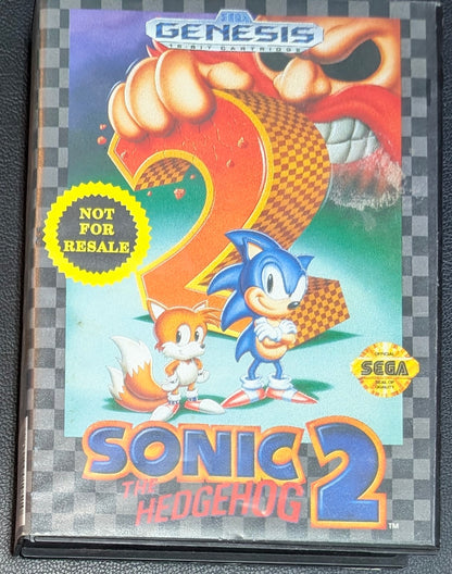 Sonic the Hedgehog 2 - 1992 Sega Genesis | CWB (Complete with Box) | Tested + Working
