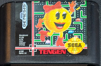 Ms. Pac-Man - 1991 Sega Genesis | CWB (Complete with Box) | Tested + Working
