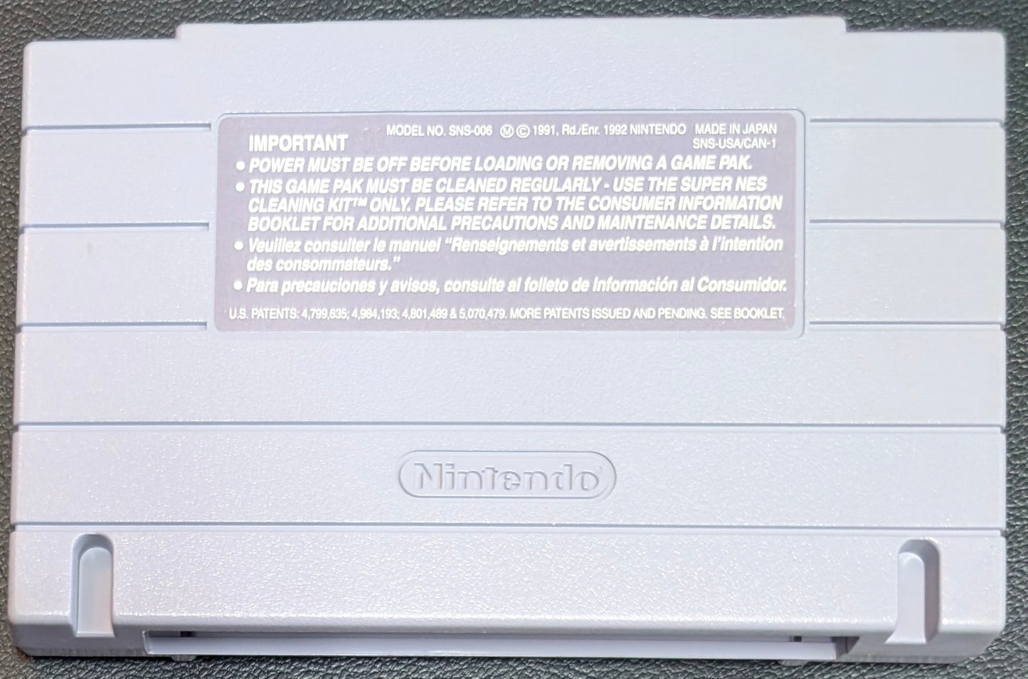 Aero the Acro-Bat - 1993 Super Nintendo SNES | Tested + Working | Protection Sleeve