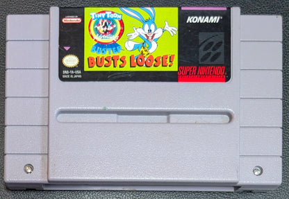 Tiny Toon Adventures: Buster Busts Loose! - 1993 Super Nintendo SNES | Tested + Working | Protection Sleeve