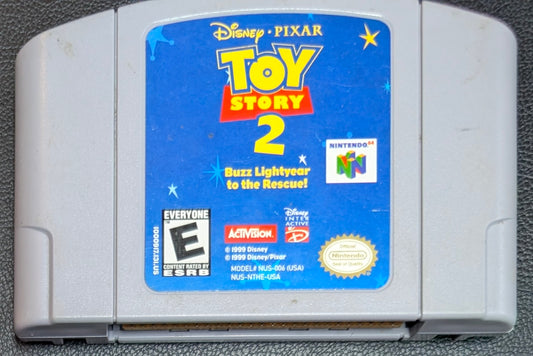 Toy Story 2: Buzz Lightyear to the Rescue! - 1999 Nintendo 64 N64 | Tested + Working | Protection Sleeve