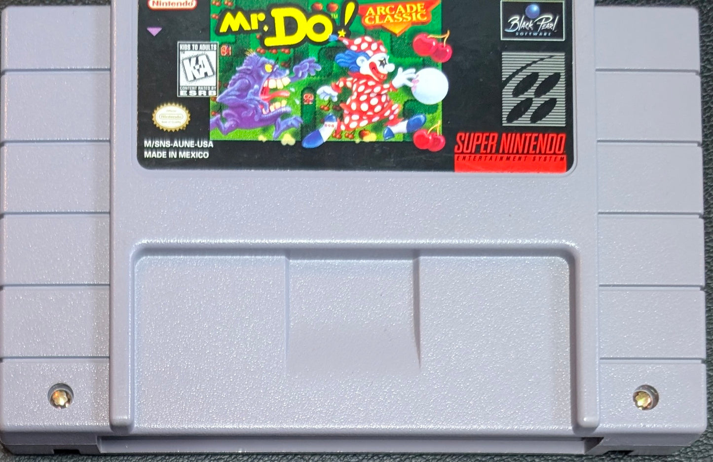 Mr. Do! - 1995 Super Nintendo SNES | Tested + Working | Protection Sleeve
