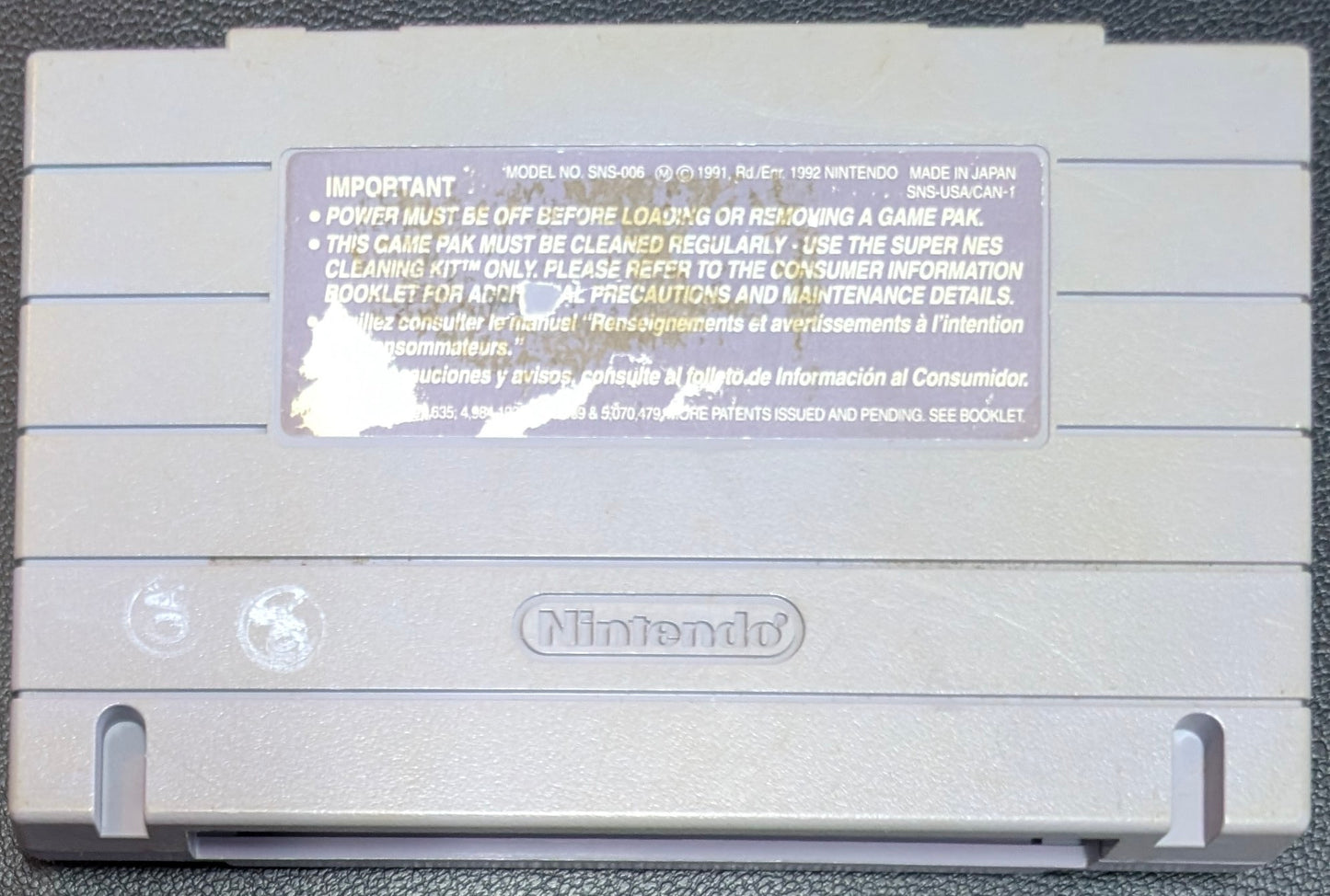 Dragon’s Lair - 1993 Super Nintendo SNES | Tested + Working | Protection Sleeve