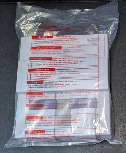 Nintendo 64 (N64) Super Nintendo (SNES) Plastic Bags | NUS-1 / NUS-2 | Original-Style Packaging