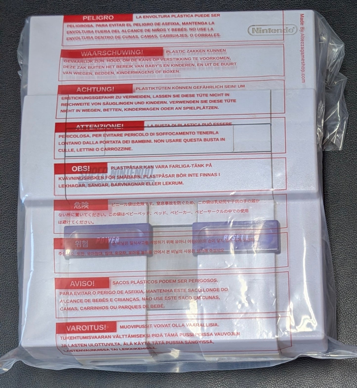 Nintendo 64 (N64) Super Nintendo (SNES) Plastic Bags | NUS-1 / NUS-2 | Original-Style Packaging