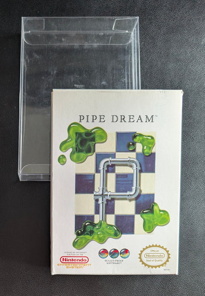 Pipe Dream (1990) - CIB Nintendo NES | Authentic | (VG) + Protection Sleeve