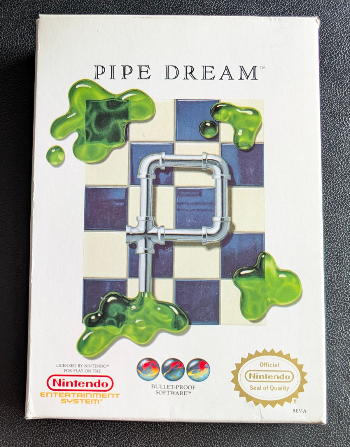 Pipe Dream (1990) - CIB Nintendo NES | Authentic | (VG) + Protection Sleeve