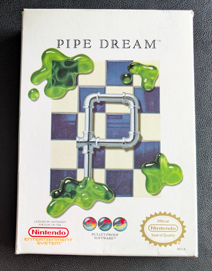 Pipe Dream (1990) - CIB Nintendo NES | Authentic | (VG) + Protection Sleeve