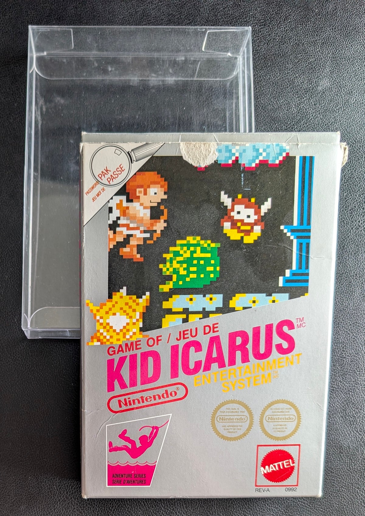Kid Icarus (1987) - CIB Nintendo NES | Authentic | (VG) Hang Tab + Protection Sleeve