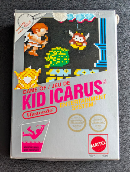 Kid Icarus (1987) - CIB Nintendo NES | Authentic | (VG) Hang Tab + Protection Sleeve