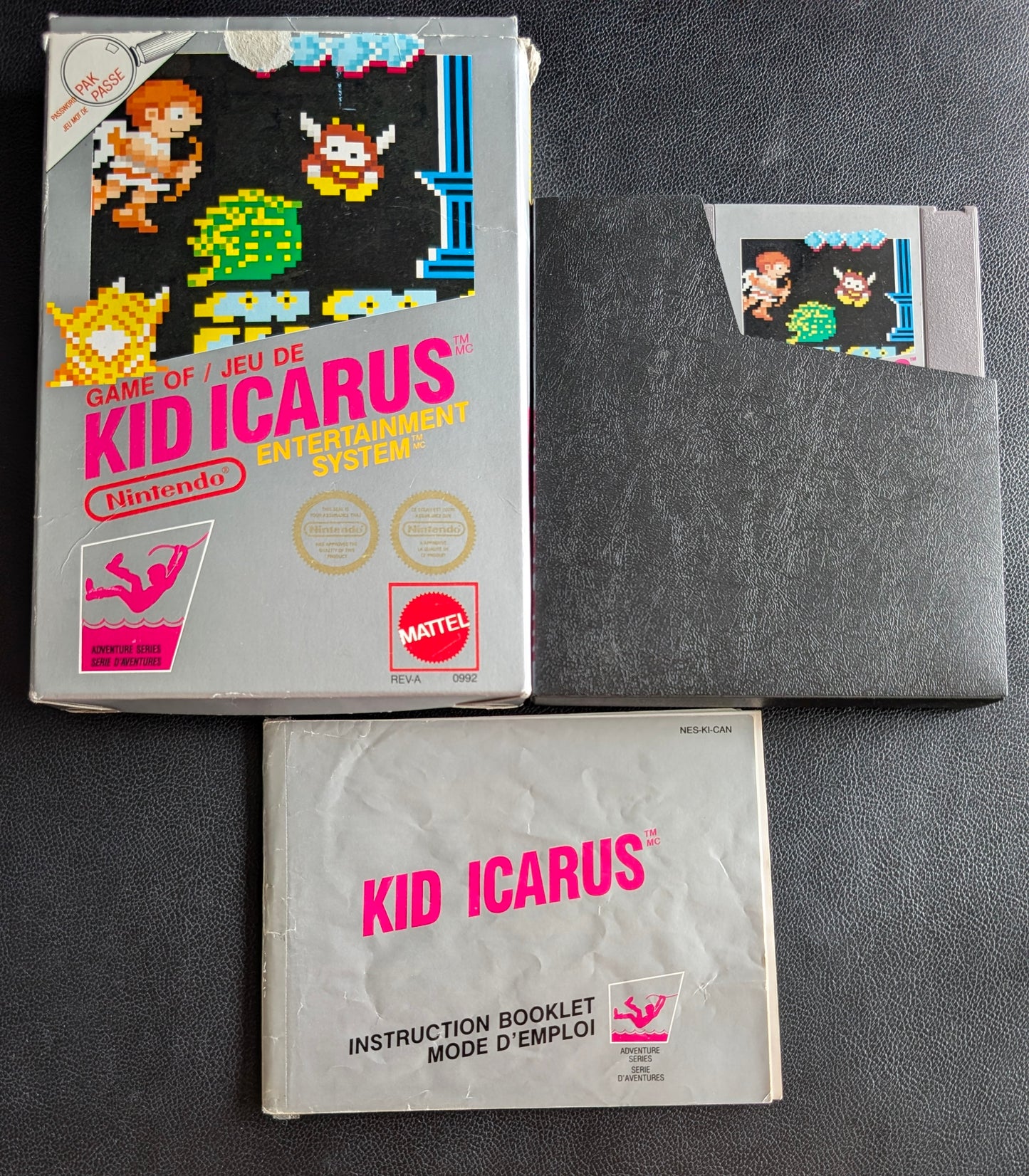 Kid Icarus (1987) - CIB Nintendo NES | Authentic | (VG) Hang Tab + Protection Sleeve
