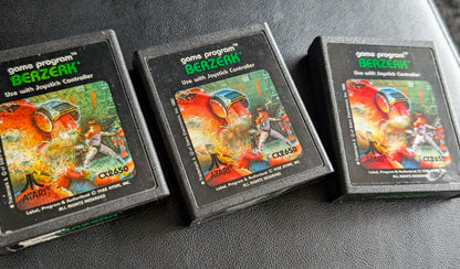 Berzerk (Atari 2600) 1982 | Factory Sealed | Cartridge + First Edition Comic Book!