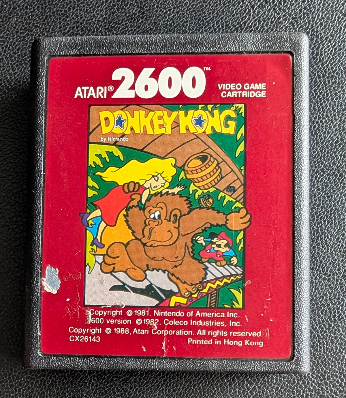 Donkey Kong (Atari 2600) 1982 | Red Label | Cartridge