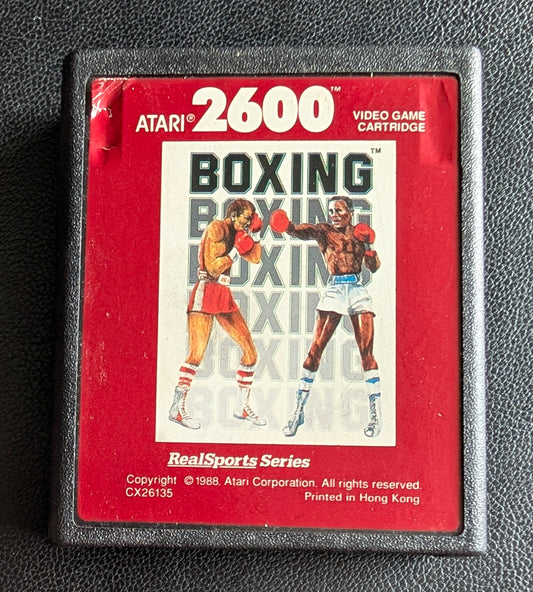RealSports Boxing (Atari 2600) 1987 - Atari | Cartridge