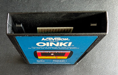 Oink! (Atari 2600) 1983 | Blue Label | Video Game Cartridge