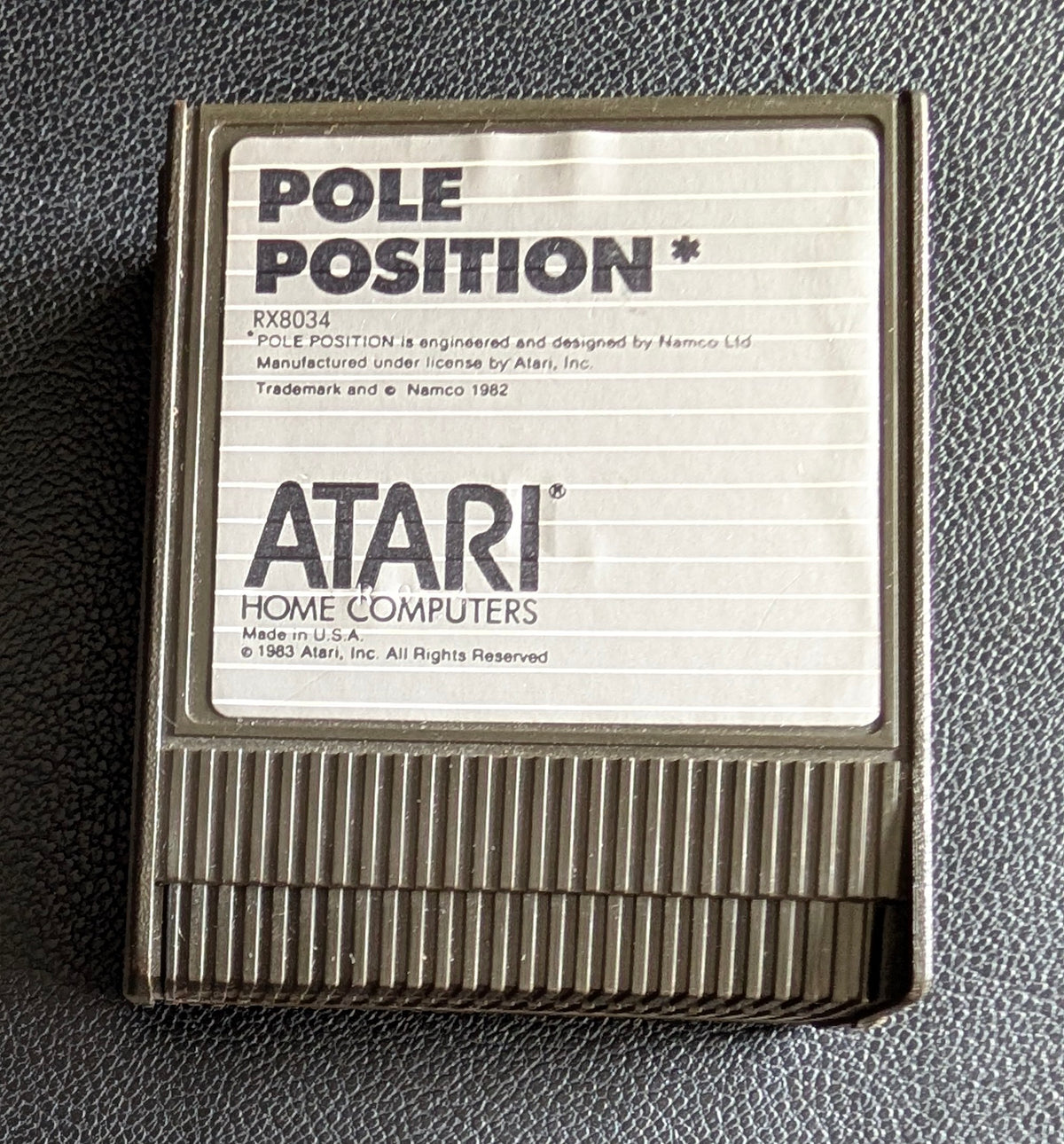 Pole Position (Atari 2600) 1983 | Cartridge | Namco