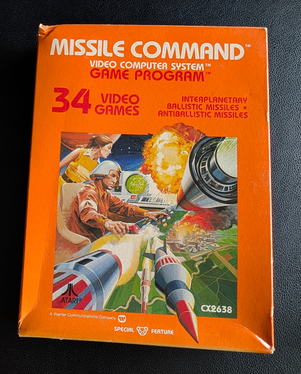 Missile Command (Atari 2600) 1981 | Complete | Cartridge + Manuals
