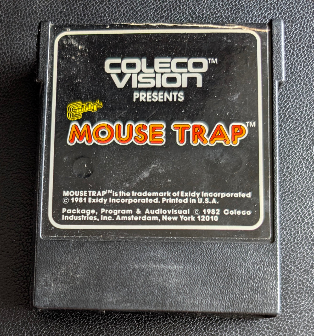 Mouse Trap (ColecoVision) 1982 | Complete | Video Game Cartridge + Box / Manual