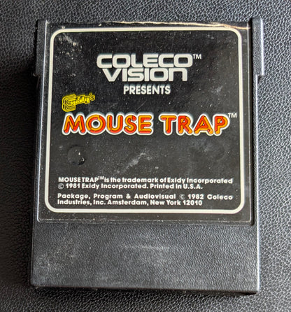 Mouse Trap (ColecoVision) 1982 | Complete | Video Game Cartridge + Box / Manual